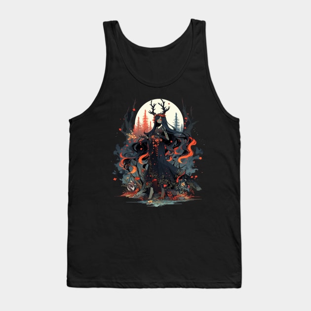 Dark Forest Witch Tank Top by DarkSideRunners